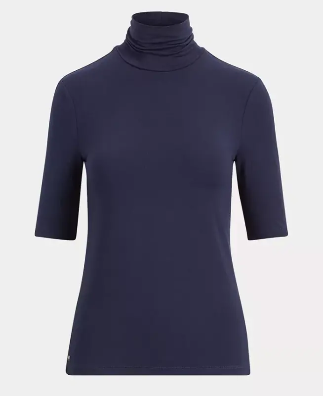 Slim-Fit Turtleneck-Lauren Navy - 6