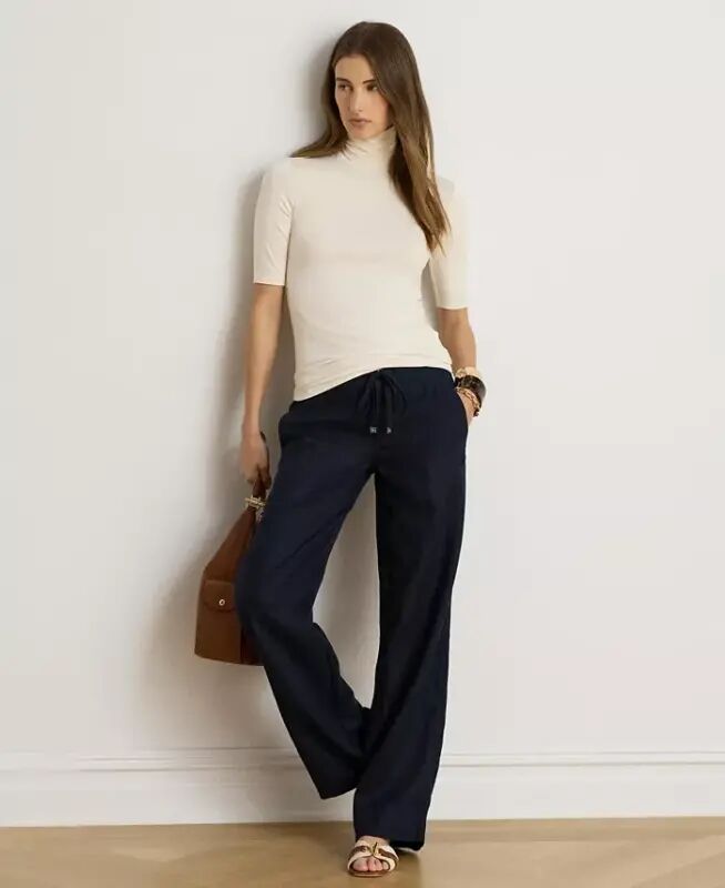 Slim-Fit Turtleneck-Lauren Navy - 12