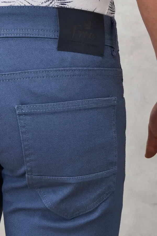 Slim Fit Узкие Эластичные Брюки Армюр с 5 Карманами в Стиле Casual - 5