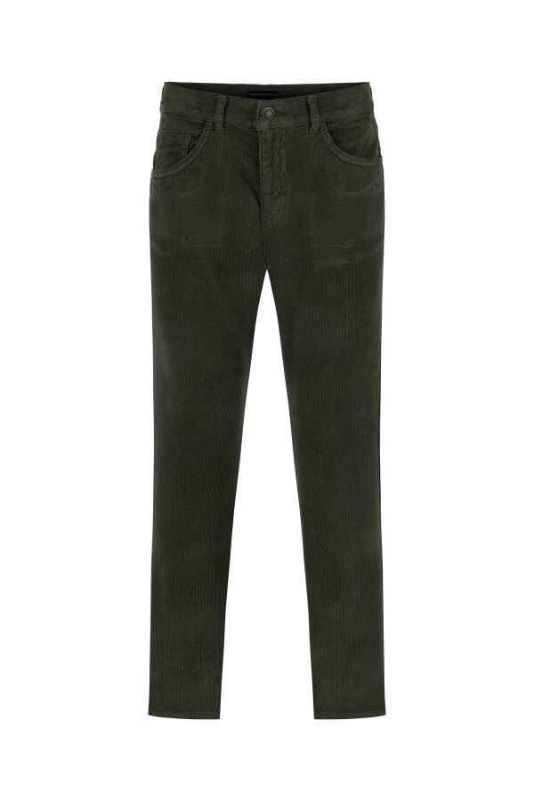 Slim Fit Velvet Trousers - 14