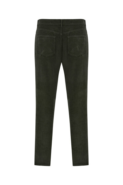 Slim Fit Velvet Trousers - 15