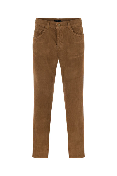 Slim Fit Velvet Trousers - 11