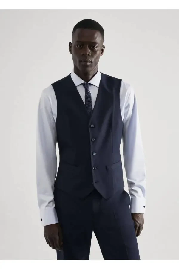 Slim fit waistcoat - 1