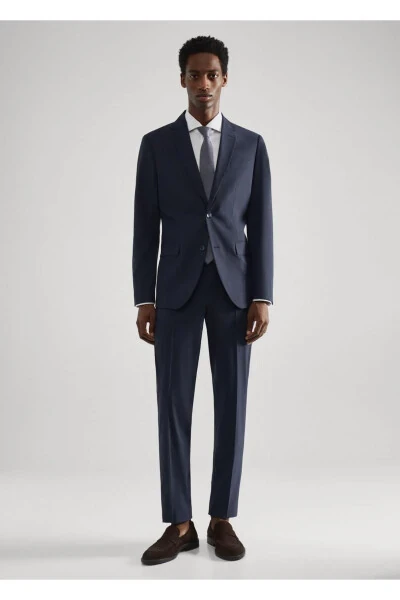 Slim Fit Wool American Suit - MANGO MAN (1)