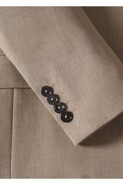 Slim Fit Wool Blazer Jacket - 8