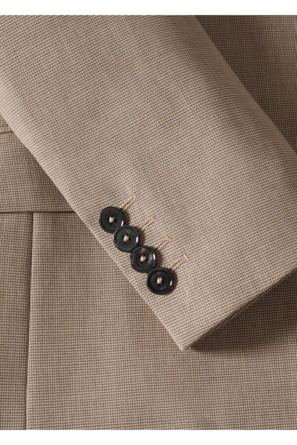 Slim Fit Wool Blazer Jacket - 8