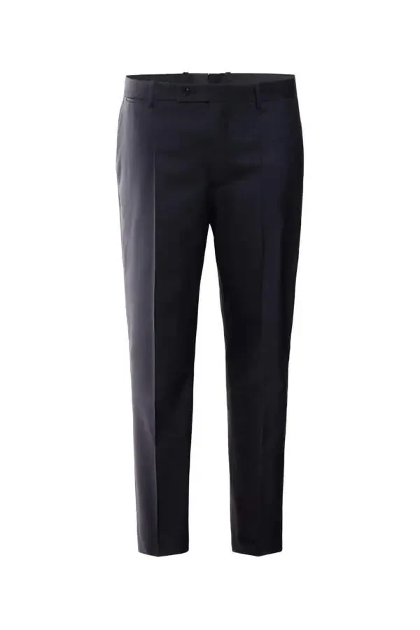 Slim-Fit Wool Fabric Pants - 3