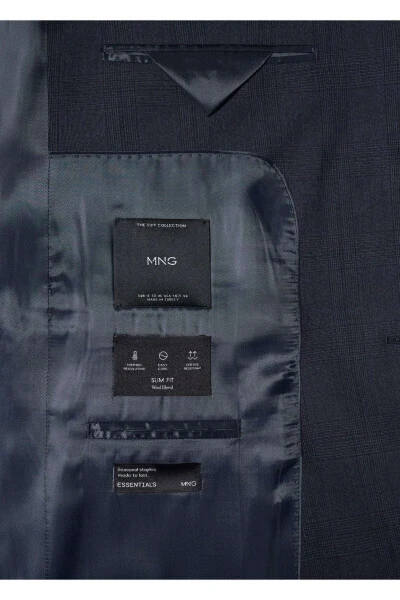 Slim Fit Wool Suit - 7