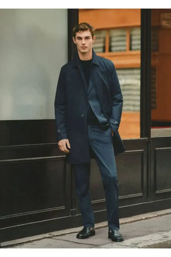 Slim Fit Wool Trousers - 7