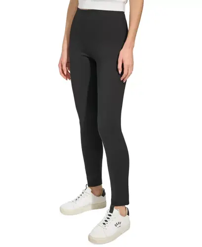 Slim Leg Pull On Ponte Ankle Pant - 3