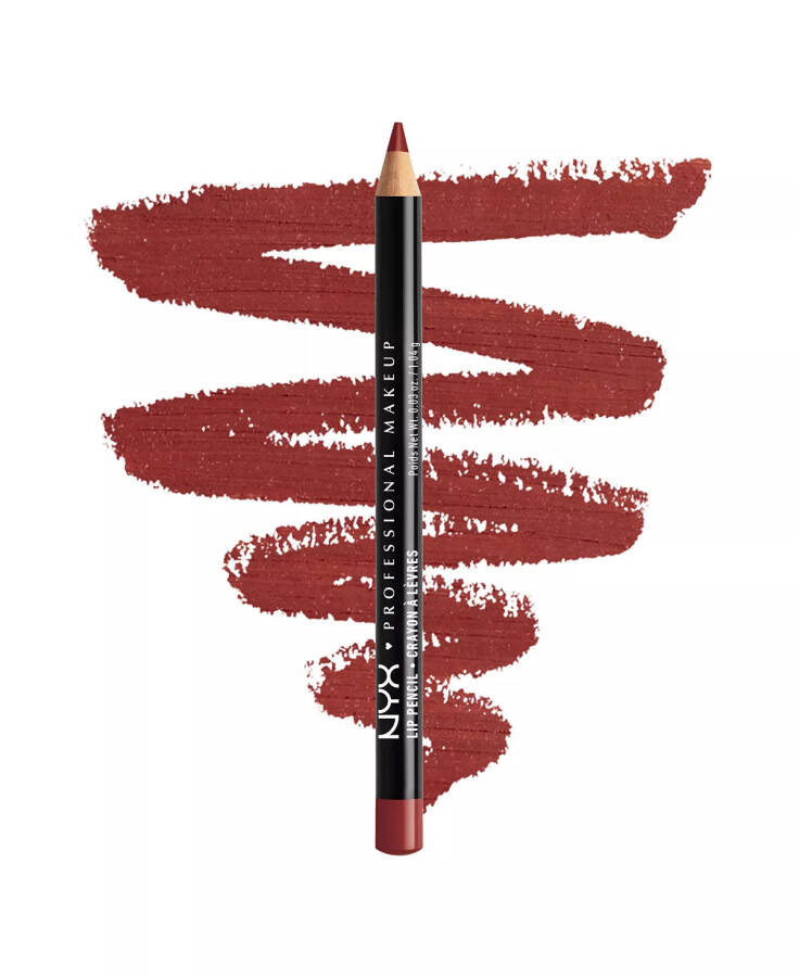 Slim Lip Pencil Creamy Long-Lasting Lip Liner Auburn - 9