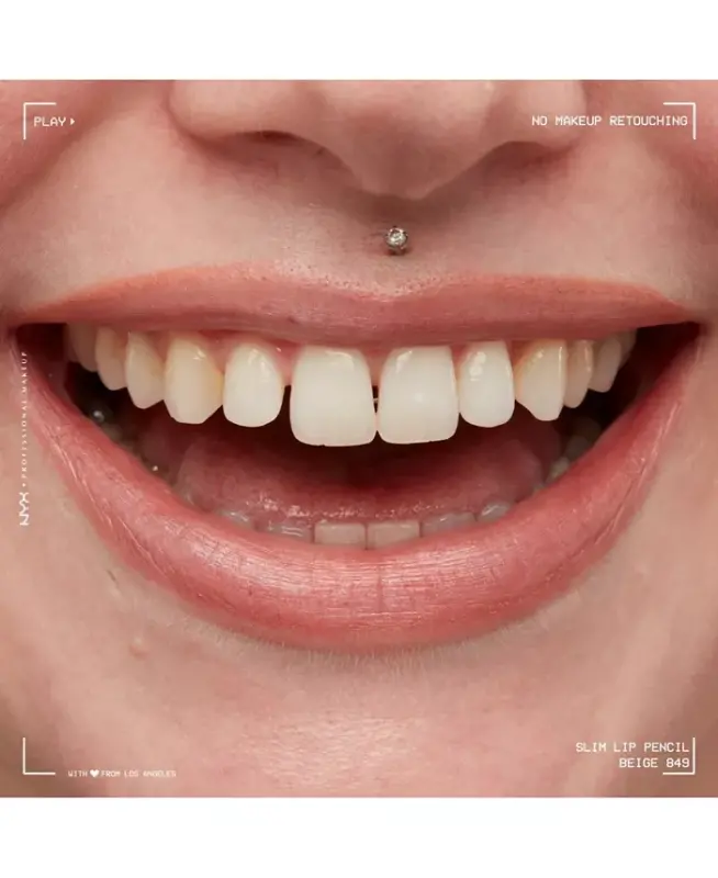 Slim Lip Pencil Creamy Long-Lasting Lip Liner-Beige - 8