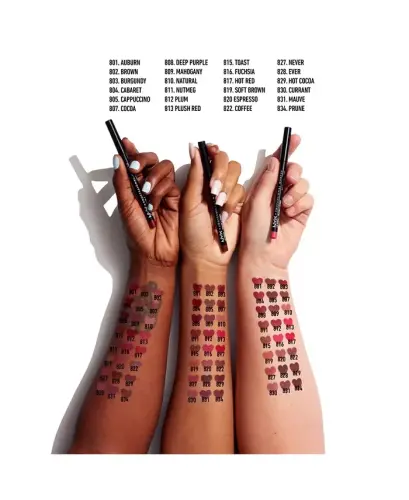 Slim Lip Pencil Creamy Long-Lasting Lip Liner - Cabaret - 6