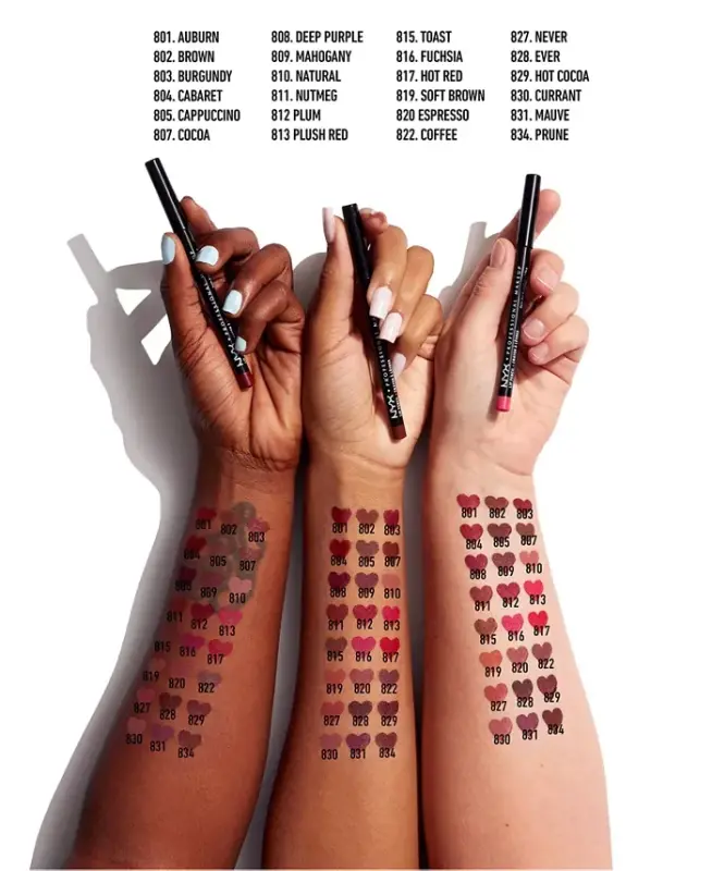 Slim Lip Pencil Creamy Long-Lasting Lip Liner - Cabaret - 13
