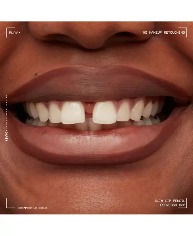 Slim Lip Pencil Creamy Long-Lasting Lip Liner-Espresso - 8