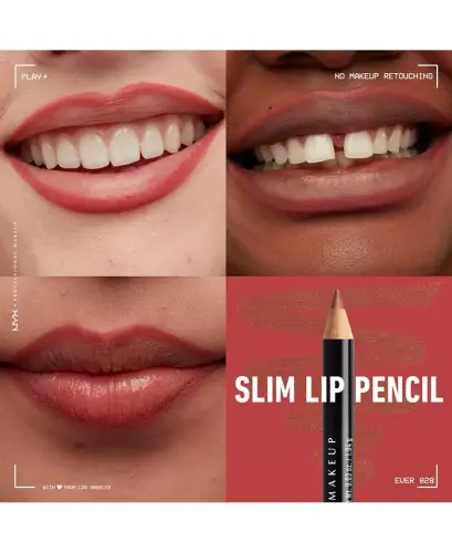 Slim Lip Pencil Creamy Long-Lasting Lip Liner - Ever - 4