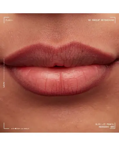 Slim Lip Pencil Creamy Long-Lasting Lip Liner - Mahogany - 7