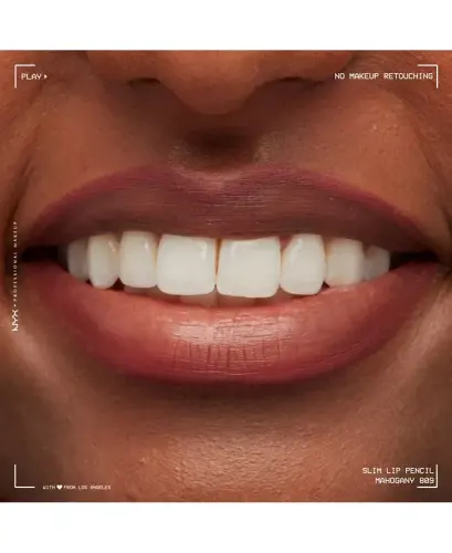 Slim Lip Pencil Creamy Long-Lasting Lip Liner - Mahogany - 9