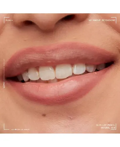 Slim Lip Pencil Creamy Long-Lasting Lip Liner-Natural - 8