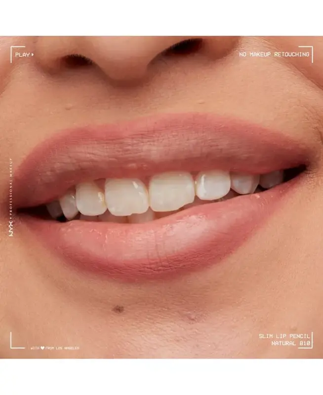 Slim Lip Pencil Creamy Long-Lasting Lip Liner-Natural - 8