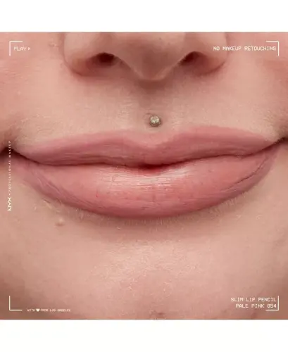 Slim Lip Pencil Creamy Long-Lasting Lip Liner-Pale Pink - 9