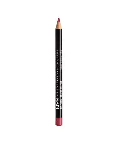 Slim Lip Pencil Creamy Long-Lasting Lip Liner - Plump Plum - NYX PROFESSIONAL MAKEUP (1)