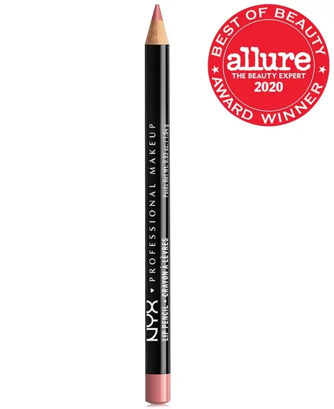 Slim Lip Pencil Creamy Long-Lasting Lip Liner - Rose - NYX PROFESSIONAL MAKEUP