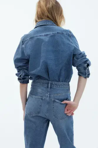 Slim Mom High Ankle Jeans - 4