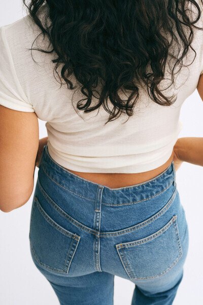 Slim Straight High Ankle Jeans - H&M (1)