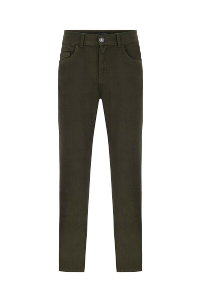 Slim Straight Trousers - 7