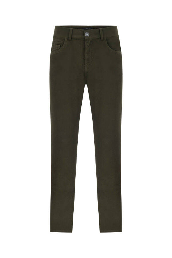 Slim Straight Trousers - 3