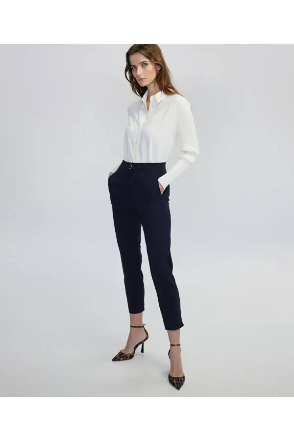 Slim strap pants - 1