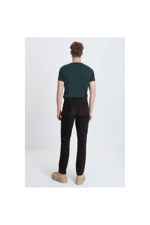 Slim Velvet Pants - 10