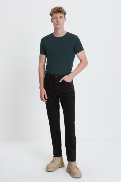 Slim Velvet Pants - 1