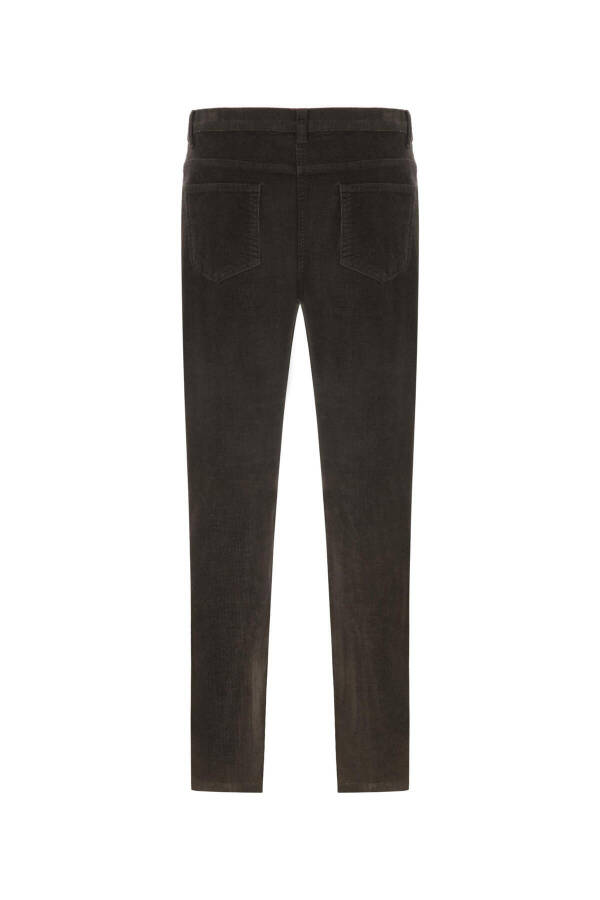 Slim Velvet Pants - 4