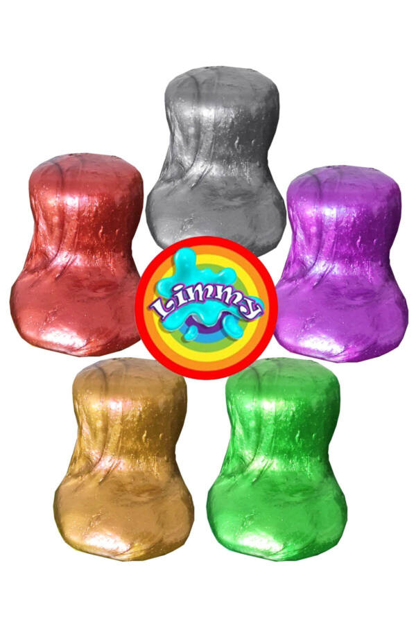 Slime Play Gel Colorful Polymer Slime Educational Play Set - 2 Pieces - 1