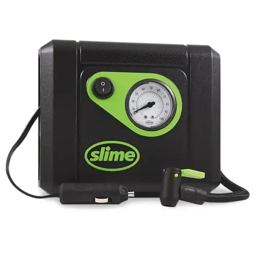 Slime Tire Inflator XL 40090, Quickly Inflates Large Tires of Trucks & SUVs, Quick Connect Air Hose & Space Saving Cord Storage, Inflates Tire in 5/7 mins - 3