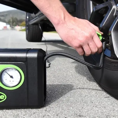 Slime Tire Inflator XL 40090, Quickly Inflates Large Tires of Trucks & SUVs, Quick Connect Air Hose & Space Saving Cord Storage, Inflates Tire in 5/7 mins - 4