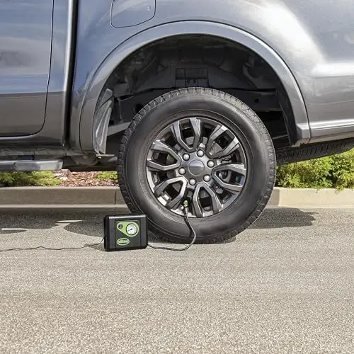 Slime Tire Inflator XL 40090, Quickly Inflates Large Tires of Trucks & SUVs, Quick Connect Air Hose & Space Saving Cord Storage, Inflates Tire in 5/7 mins - SLIME (1)