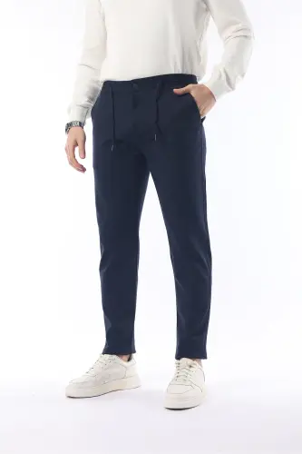 Slimfit Jogger mavsumiy lazur likrasi bilan qulay shim - İDS COLLECTİON (1)