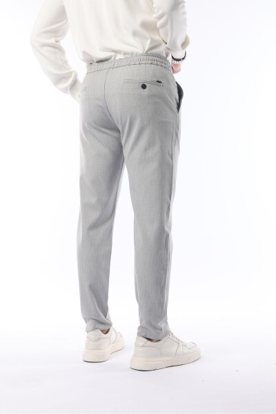 Slimfit Jogger mavsumiy qulay likrali och kulrang shimlar - 5