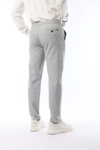 Slimfit Jogger mavsumiy qulay likrali och kulrang shimlar - 6