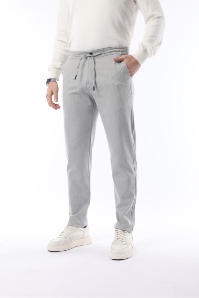 Slimfit Jogger mavsumiy qulay likrali och kulrang shimlar - İDS COLLECTİON