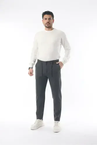 Slimfit Jogger Сезонные Удобные Эластичные Брюки Антрацит - антрацит - 3