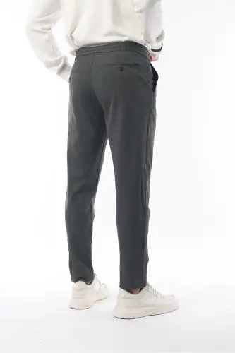 Slimfit Jogger Сезонные Удобные Эластичные Брюки Антрацит - антрацит - 6