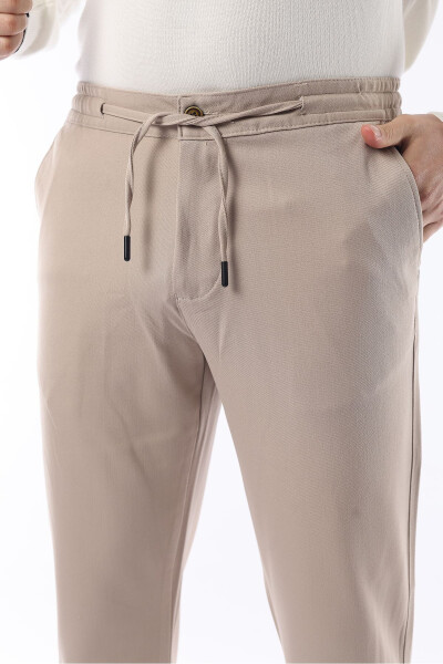 Slimfit mavsumiy bej likra jinsi qulay shim pants - 2