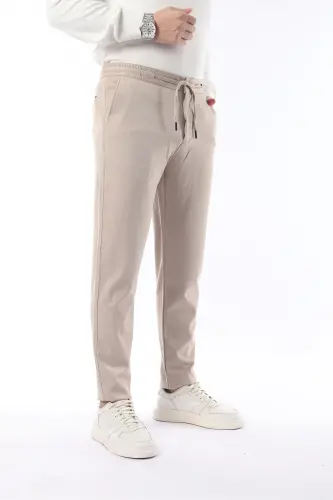 Slimfit mavsumiy bej likra jinsi qulay shim pants - 5