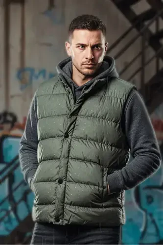 Slimfit Puffer Vest - 4