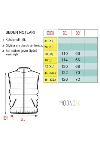 Slimfit Puffer Vest - 5