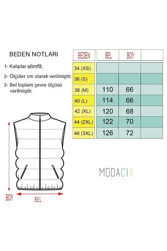 Slimfit Puffer Vest - 5